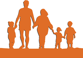 Clipart image of a family
